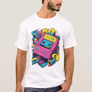Camiseta Consola de Jogo Retro 90s   Jogos Vintage