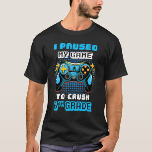 Camiseta Console De Jogo Pausei Meu Jogo Para Esmagar 6