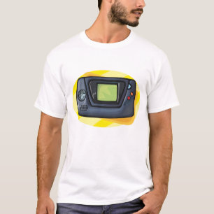 Camiseta Console de Jogo Portátil Retro dos Anos 90 Gamer