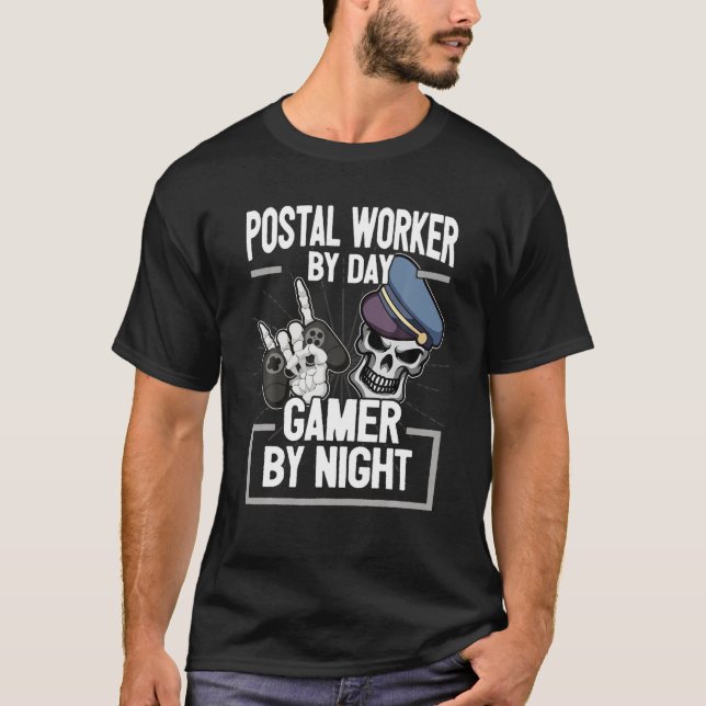 Camiseta Console de Jogos do Postman para Postman do Correi (Frente)