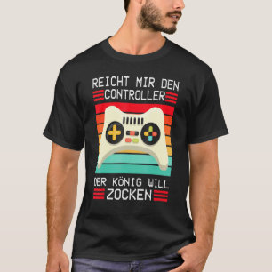 Camiseta Console de jogos Enich Mir Den Controller König