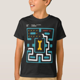 Camiseta Console de Jogos Retro de Vídeo Game Cachorro Arca
