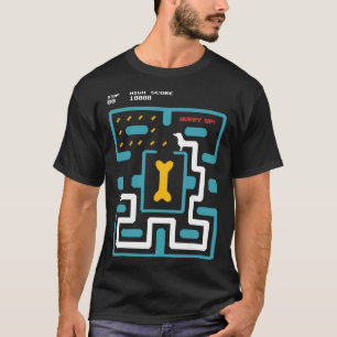 Camiseta Console de Jogos Retro Video Game Cachorro Arcade