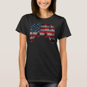 Camiseta Console Independência 4 de julho do Video Gamer Ga