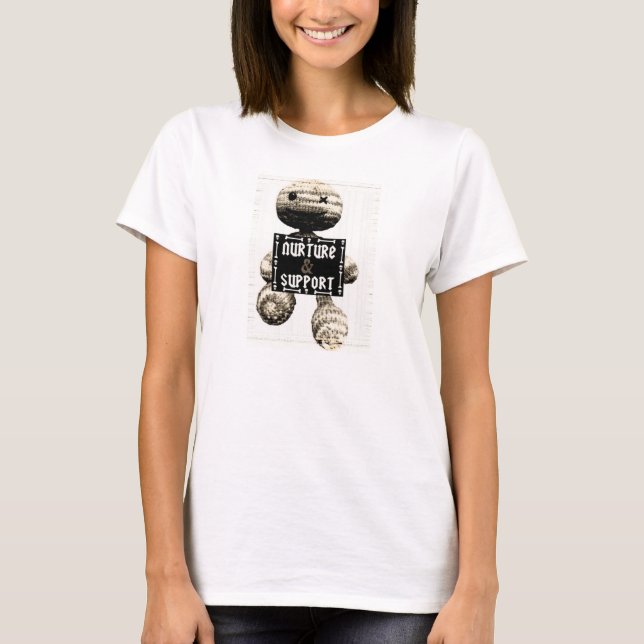 Camiseta Consolide e apoie o T da mascote (Frente)
