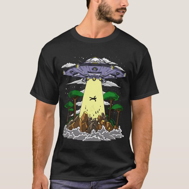 Camiseta Conspiração de Abdução Alienígena (Frente)