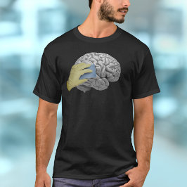 Camiseta Conspiração lavagem cerebral engraçada