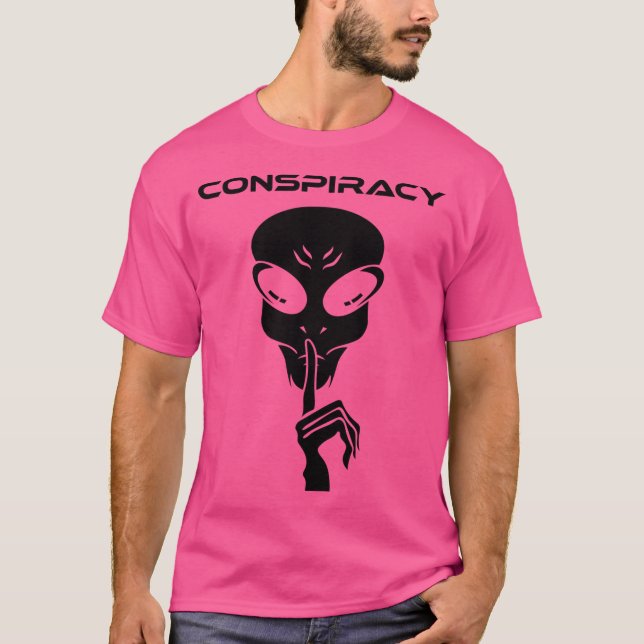 Camiseta Conspiração Por Complexo Alienígena (Frente)
