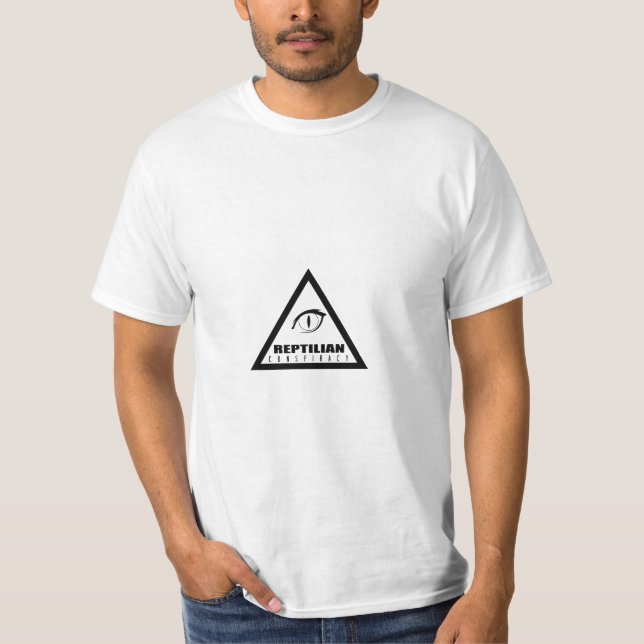 Camiseta Conspiração Reptiliana (Frente)