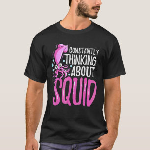 Camiseta Constantemente Pensando em Lula Polvo Choco