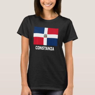 Camiseta Constanza República Dominicana Flag Emblem Escudo 