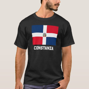 Camiseta Constanza República Dominicana Flag Emblem Escudo