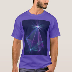 Camiseta Constelação, Arte Fractal Fantasia Abstrata