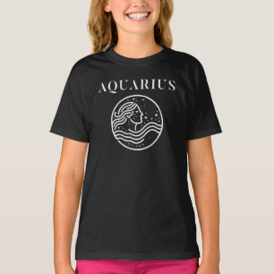 Camiseta constelação de aquário signo do zodíaco