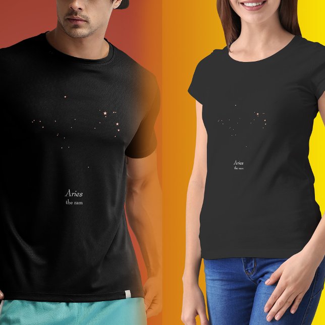 Camiseta Constelação de Aries (Criador carregado)