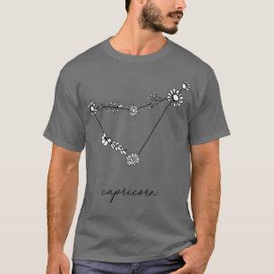 Camiseta Constelação de Capricorn Zodiac