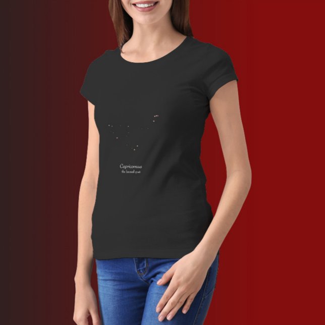 Camiseta Constelação de Capricornus (Criador carregado)