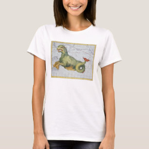 Camiseta Constelação de Cetus a baleia, 'do atlas Coel