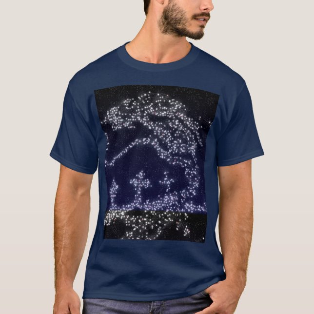 Camiseta Constelação de Corvo  (Frente)