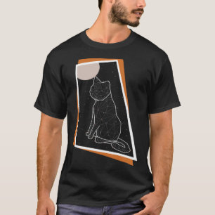 Camiseta Constelação de Gatos Esternbilados Cat Cat Cat Cat
