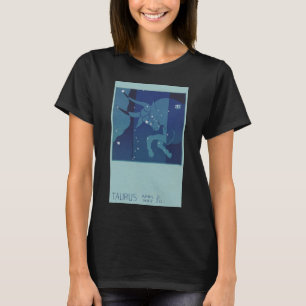Camiseta Constelação de Touro Touro Zodíaco Vintage Astrolo