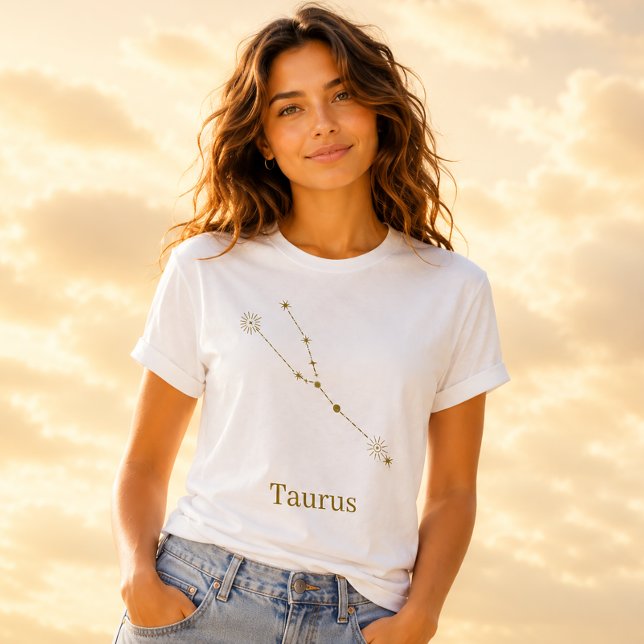 Camiseta Constelação do Zodíaco de Touro (Criador carregado)