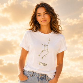 Camiseta Constelação do Zodíaco de Virgem