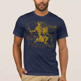 Camiseta Constelação do zodíaco do Aquário que grava