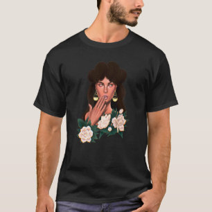 Camiseta Constelação Floral Do Horoscópio Libra Para Fortun