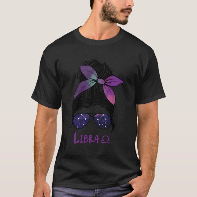 Camiseta Constelação Libra Zodiac (Frente)