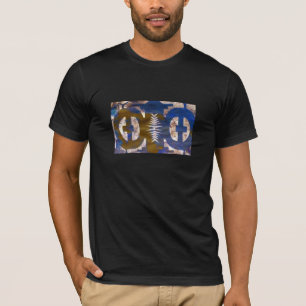 Camiseta Constelação Primitiva Abstrata Geométrica