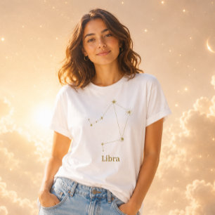 Camiseta Constelação Zodíaco de Libra