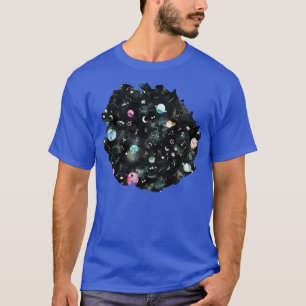 Camiseta Constelações de planetas espaciais da Galáxia