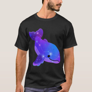 Camiseta Constelações do oceano - Cetus (Baleia-jubarte)