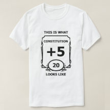 Constituição de Dungeons e Dragons T Shirt