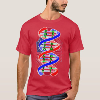 Camiseta Constituição do DNA americano Bandeira Americana 4