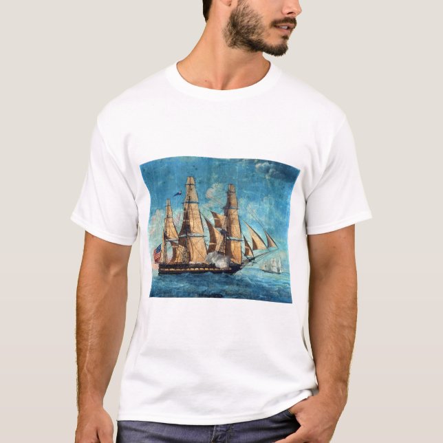 Camiseta Constituição dos EUA 1804 Ironlaterais Antigas (Frente)