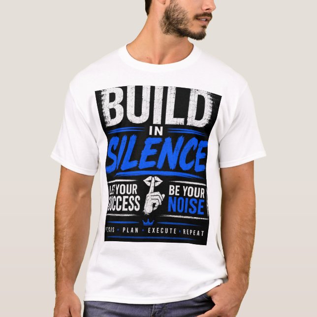 CAMISETA CONSTRUA EM SILÊNCIO (Frente)