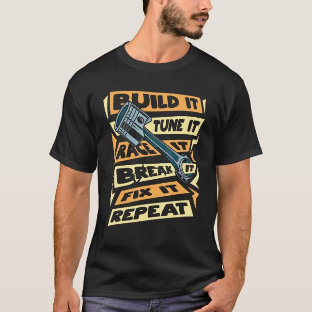 Camiseta Construa-O Ajuste-O E Quebre-O E Resolva-O, Dr. (Frente)