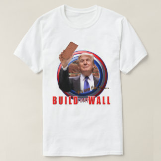 Camiseta Construa o t-shirt do presidente Donald Trump da