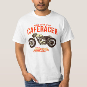 Camiseta Construa seu próprio carro-carro em branco