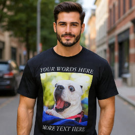 Camiseta Construa Sua Própria Foto e Texto