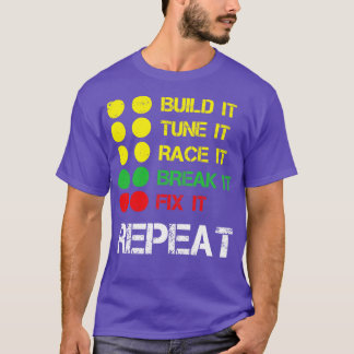 Camiseta Construa Ti Ajuste Race E Quebre-O Corrige-O E Rep