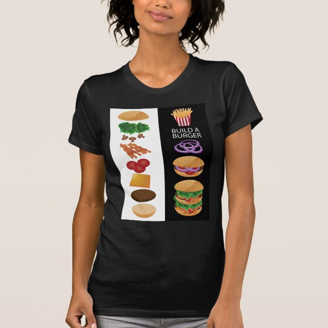 Camiseta Construa um hamburguer (Frente)