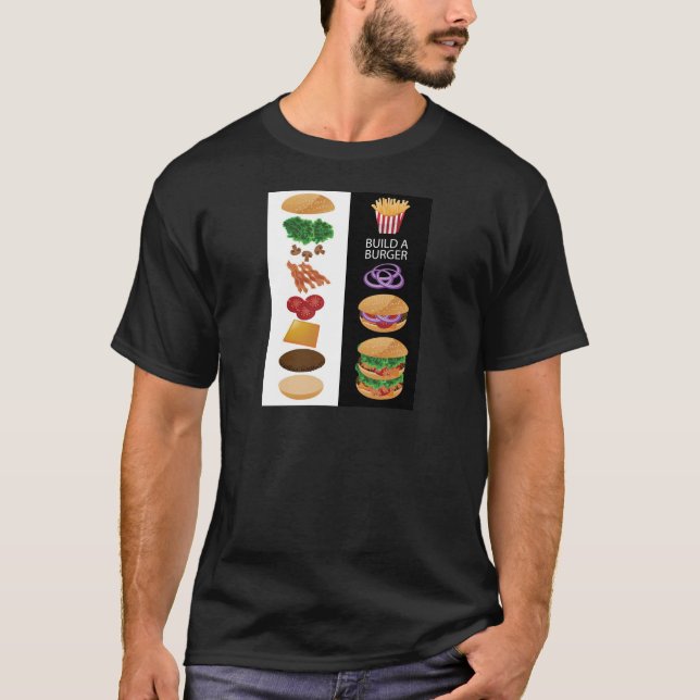 Camiseta Construa um hamburguer (Frente)