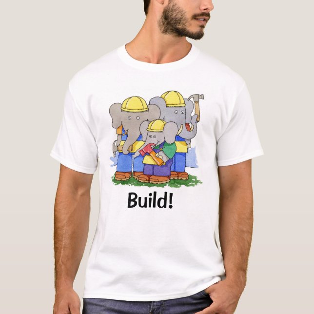Camiseta Construção! (Frente)