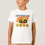 Camiseta Construção Birthday Brother<br><div class="desc">Camiseta de aniversário de construção para irmão</div>