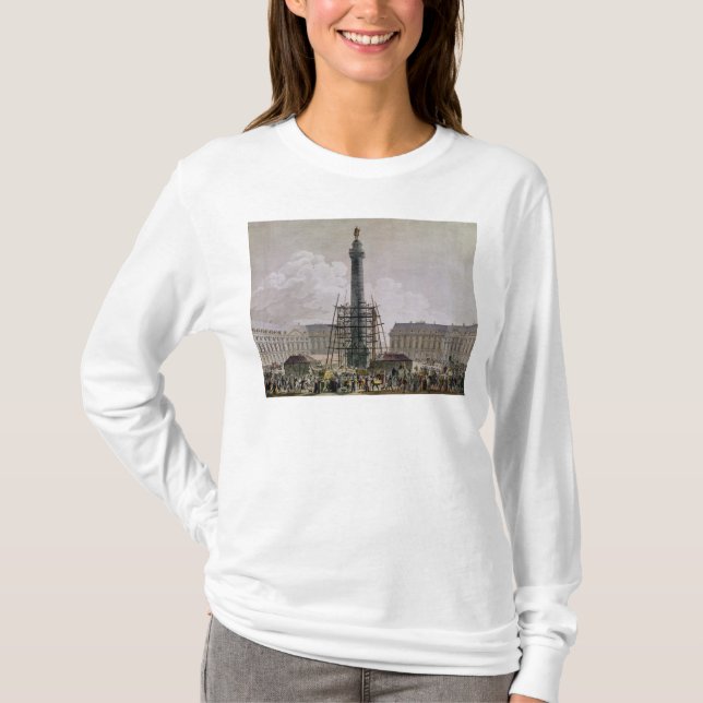 Camiseta Construção da coluna de Vendome em 1803-10 (Frente)