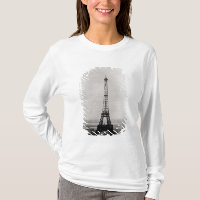 Camiseta Construção da torre Eiffel (Frente)