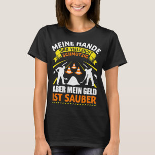 Camiseta Construção de canteiro de obras